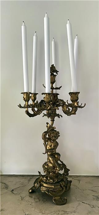 Paar figürliche Girandolen im Stil Louis XV.,